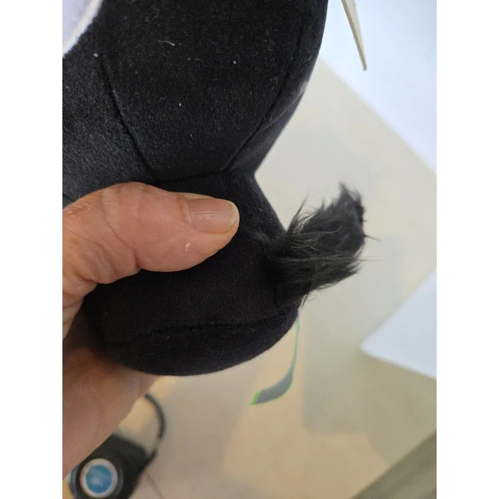 Makeship Plushie by Purr.in.ink Black Cat Big Eyes With Original Tag 5.5" Gift - Picture 9 of 10